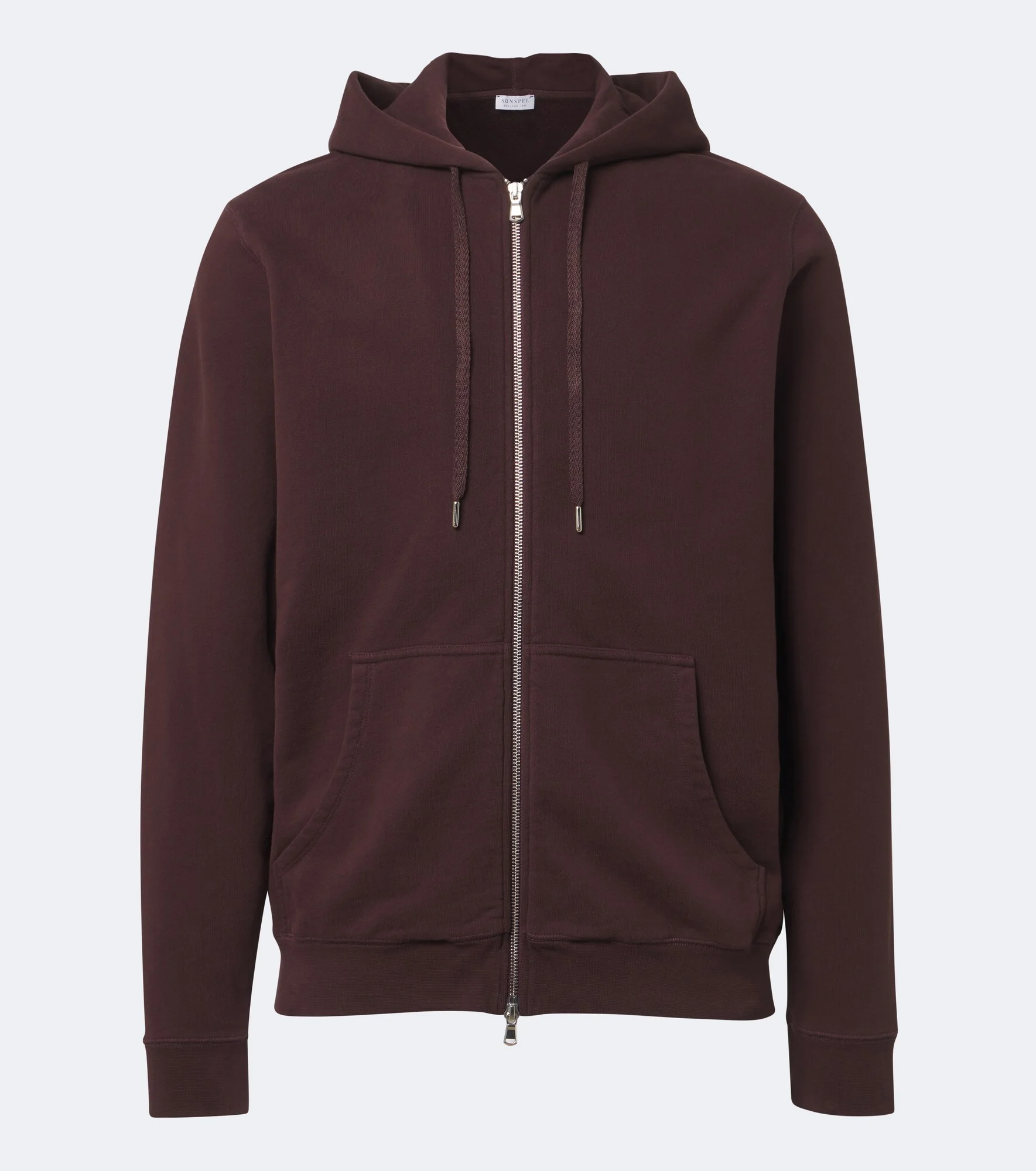 Loopback cotton hoodie - 1