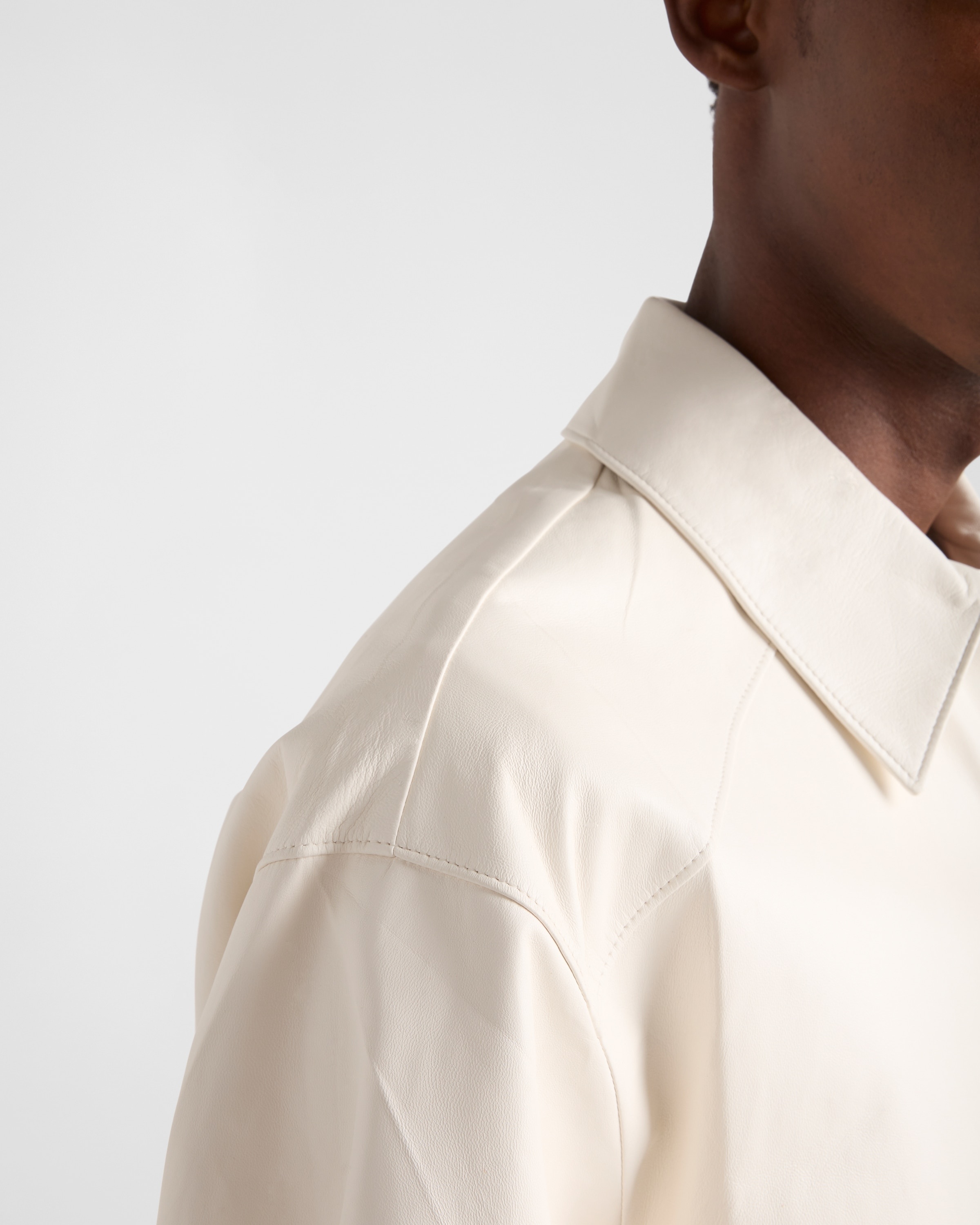 Nappa leather shirt - 4