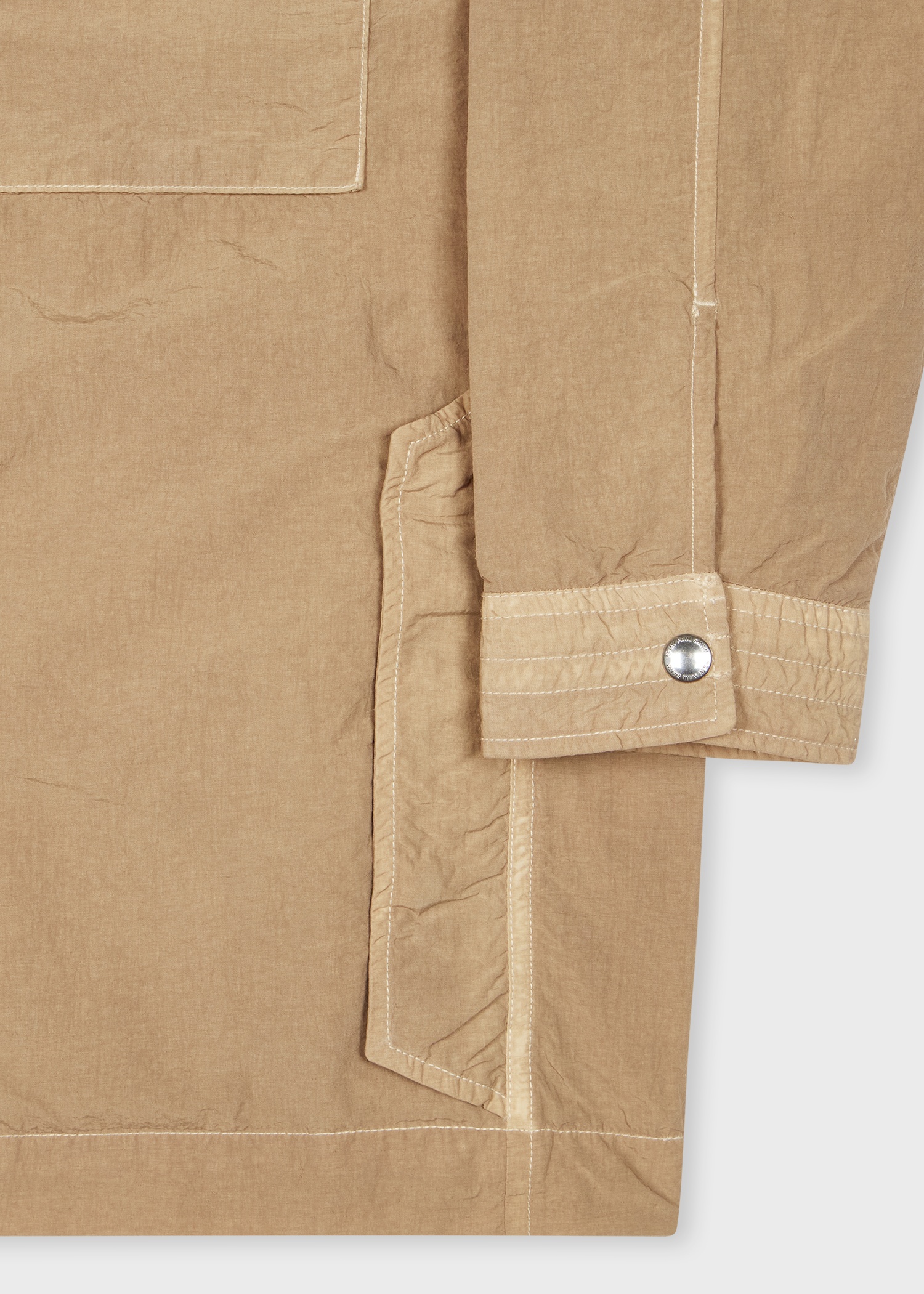 Sand Garment Dyed Nylon Jacket - 3