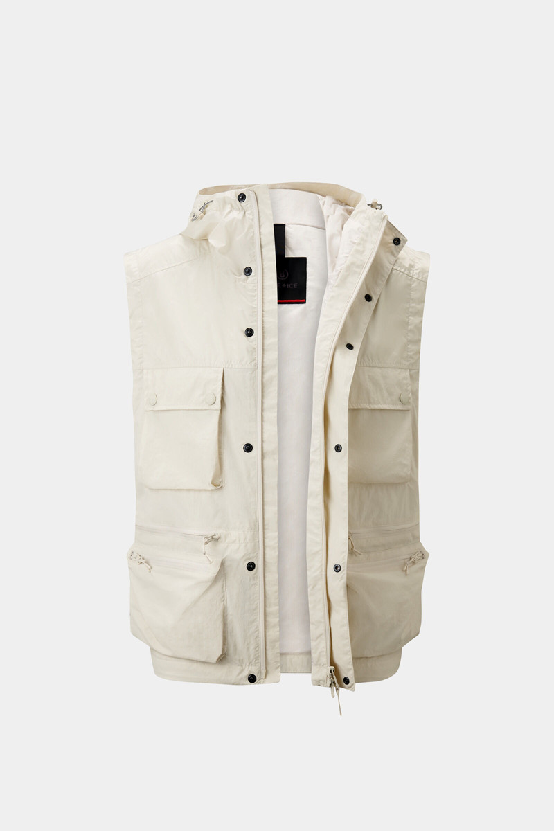 Marek vest in Sand 8