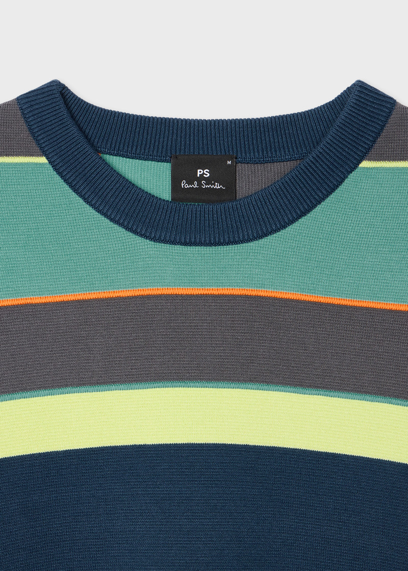 Paul Smith Multicolour Milano Cotton Stripe Sweater outlook