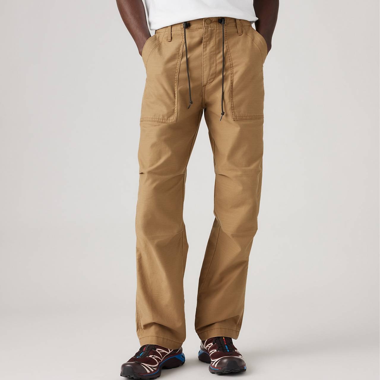 LOOSE STRAIGHT SURPLUS MEN'S PANTS - 4