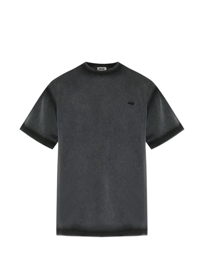 logo-embroidered T-shirt 1
