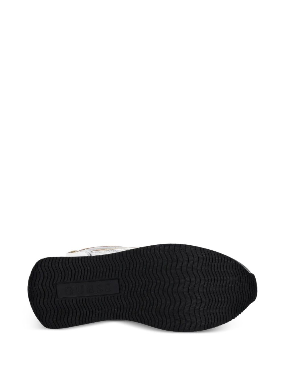 Skroll metallic-effect lace-up sneakers - 5