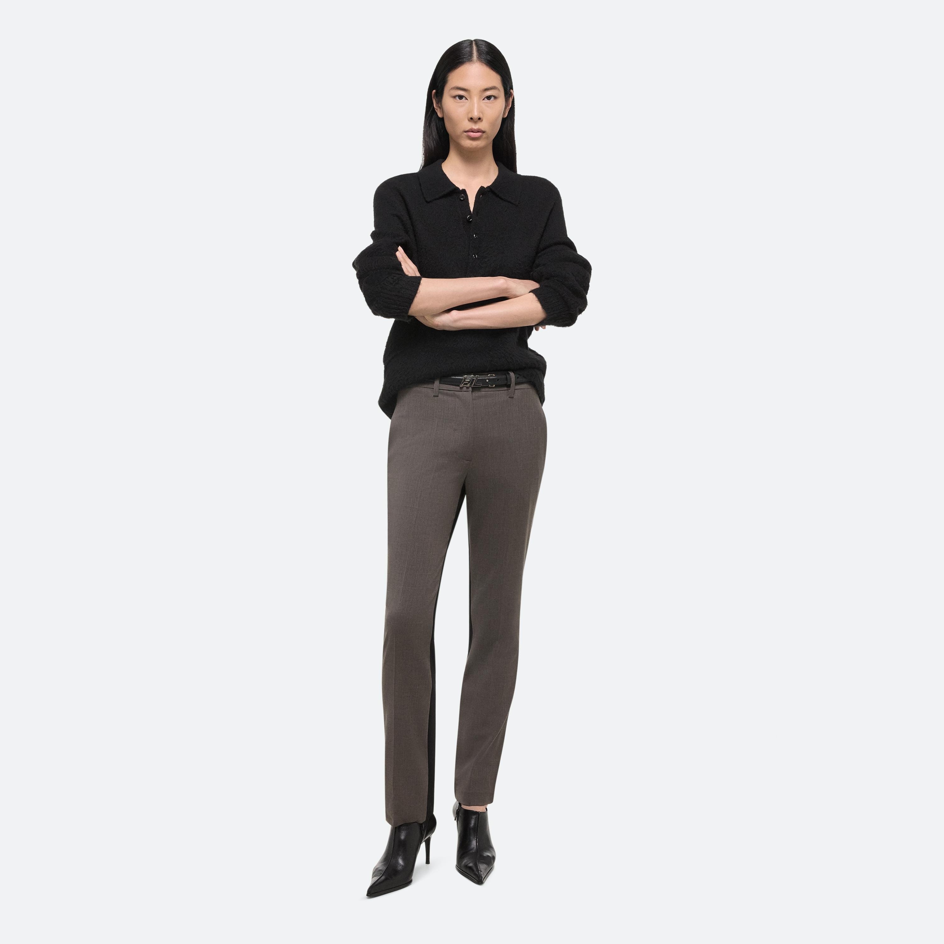 APEX BRUSHED POLO SWEATER - 3