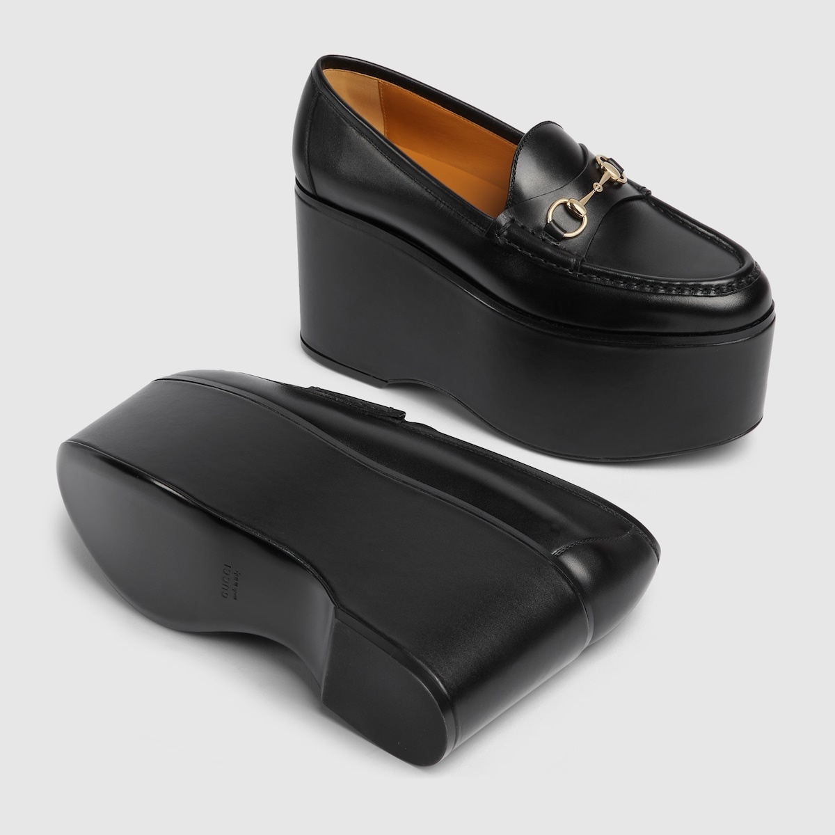 Women's Gucci Horsebit platform loafer - 6