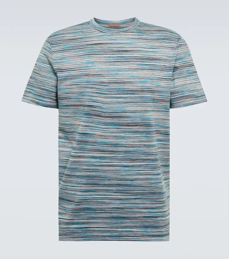 Space-dyed cotton jersey shirt 1