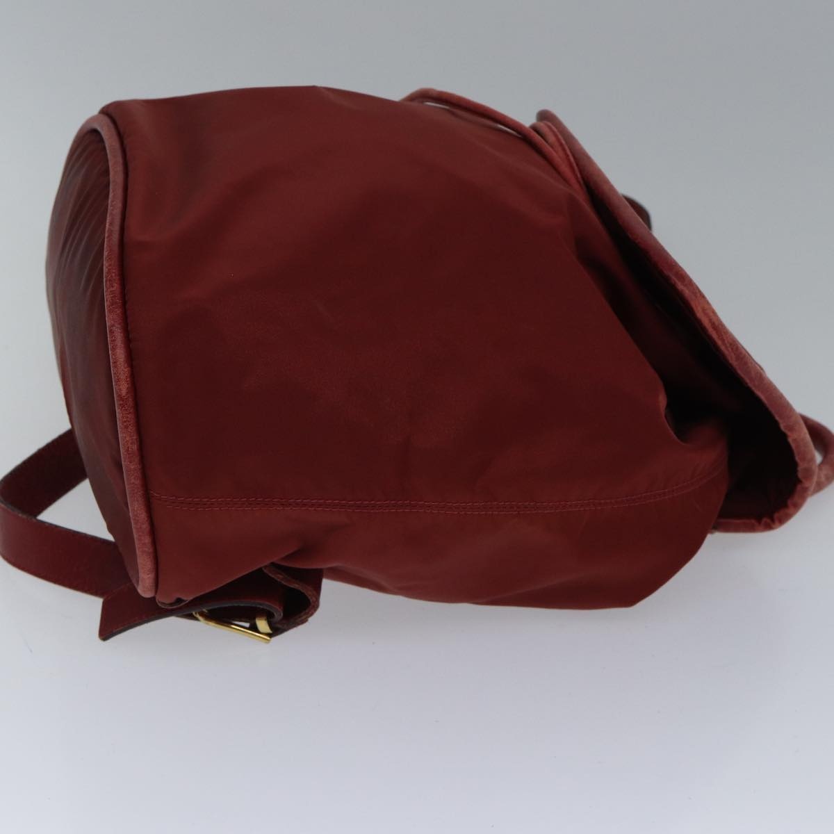 CELINE Backpack Nylon Red Gold - 4