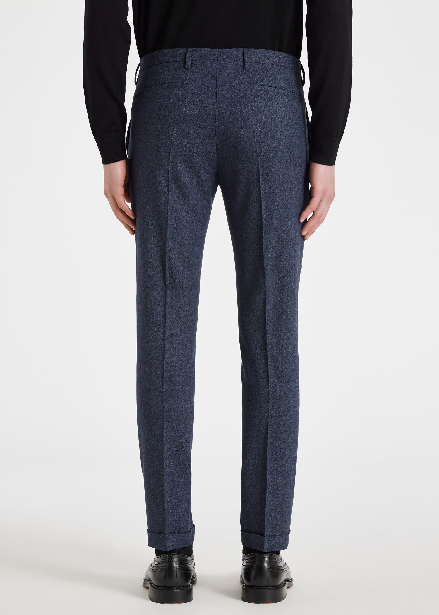 Slate Blue Wool Pants - 6