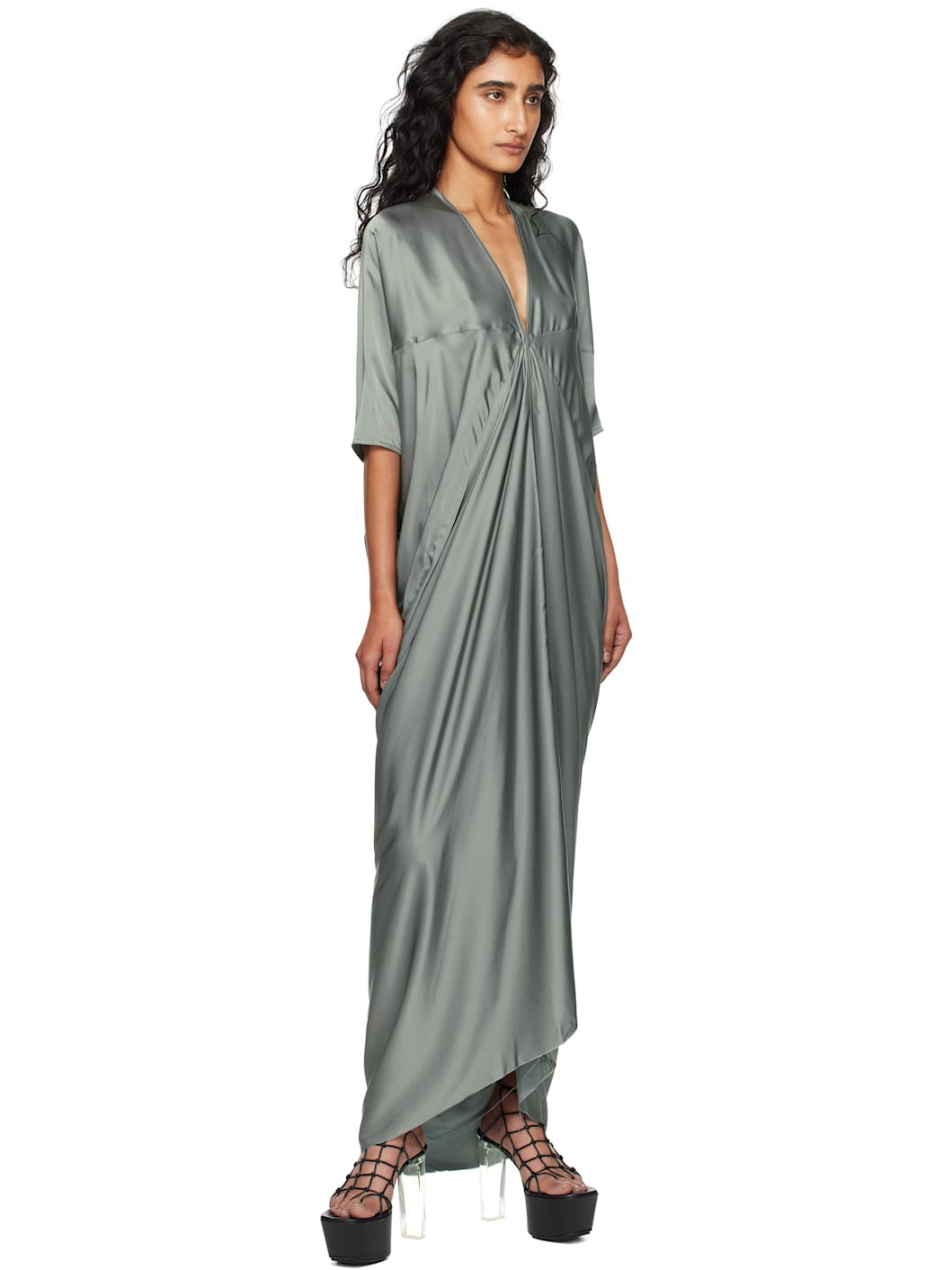 Gray Concordians Kite Maxi Dress - 4
