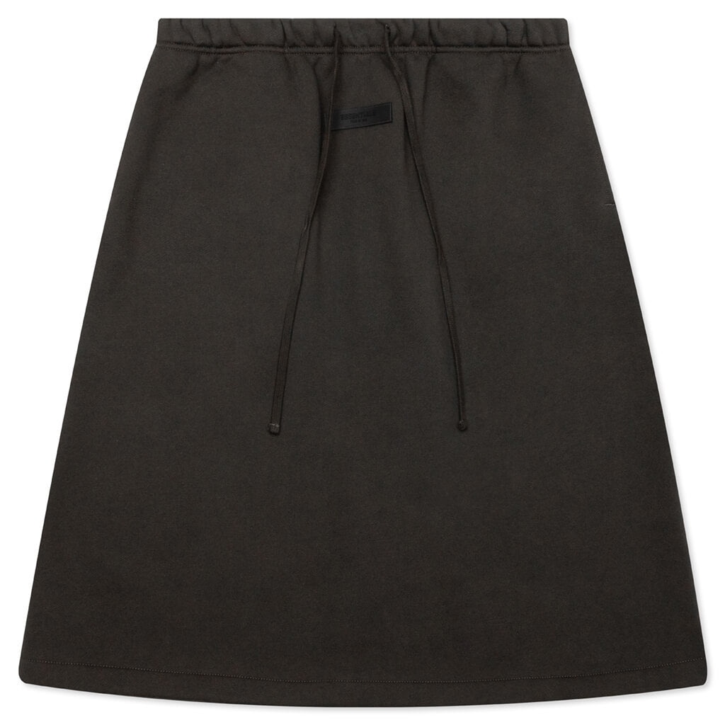 WOMEN'S MIDLENGTH SKIRT - OFF BLACK - 1