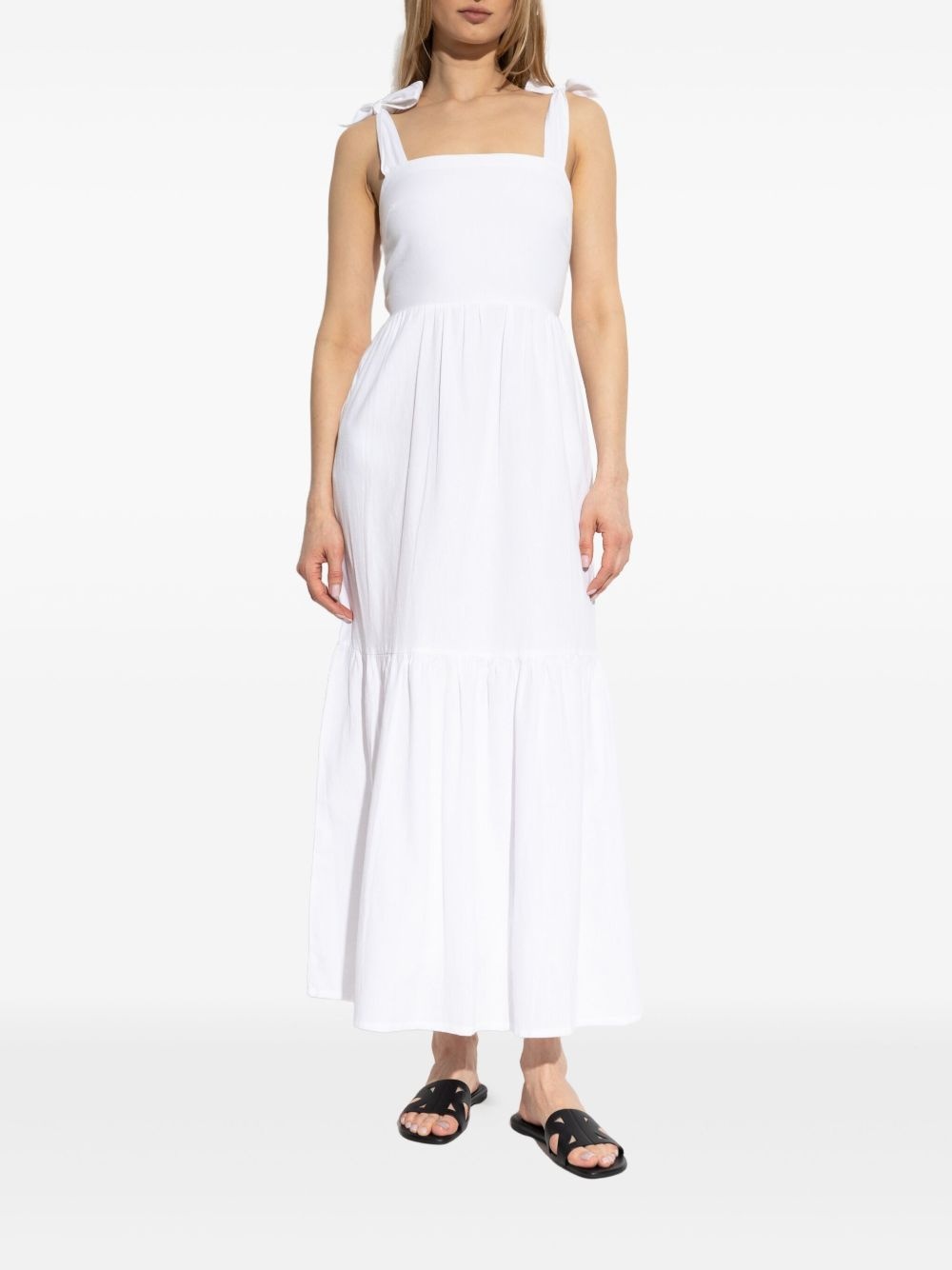 poplin midi dress - 3