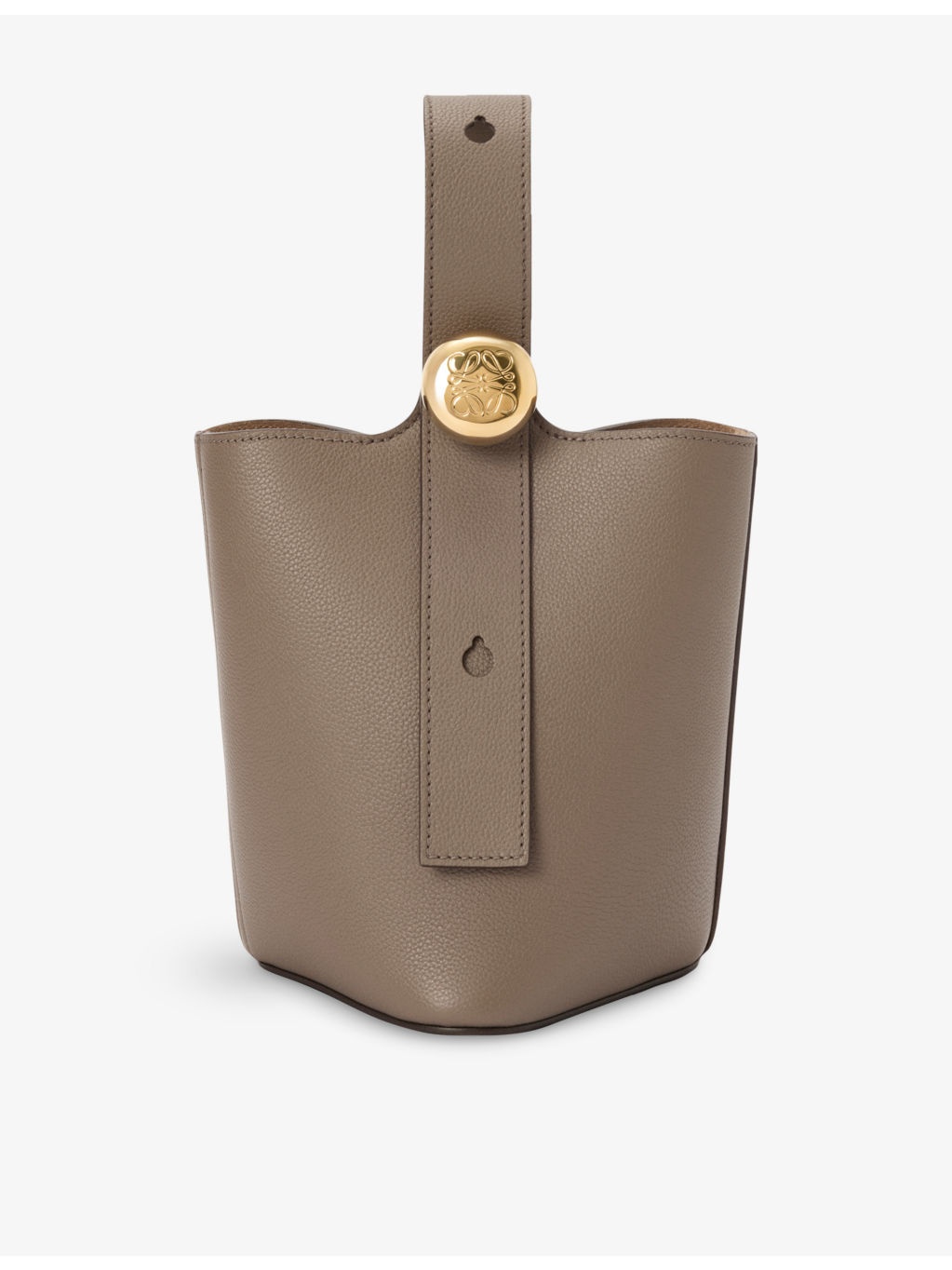 Pebble Mini Leather Bucket Bag - 8