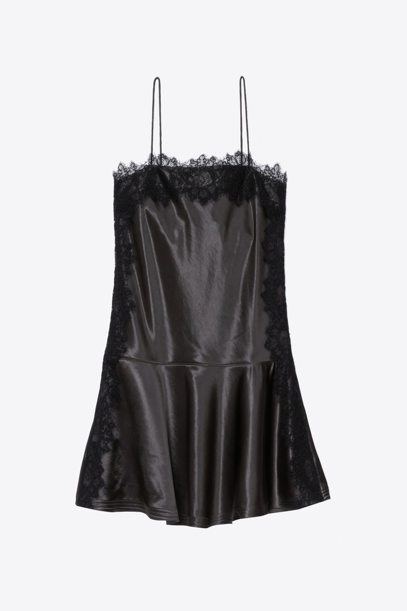 Cami Mini Dress with Lace Trim 7
