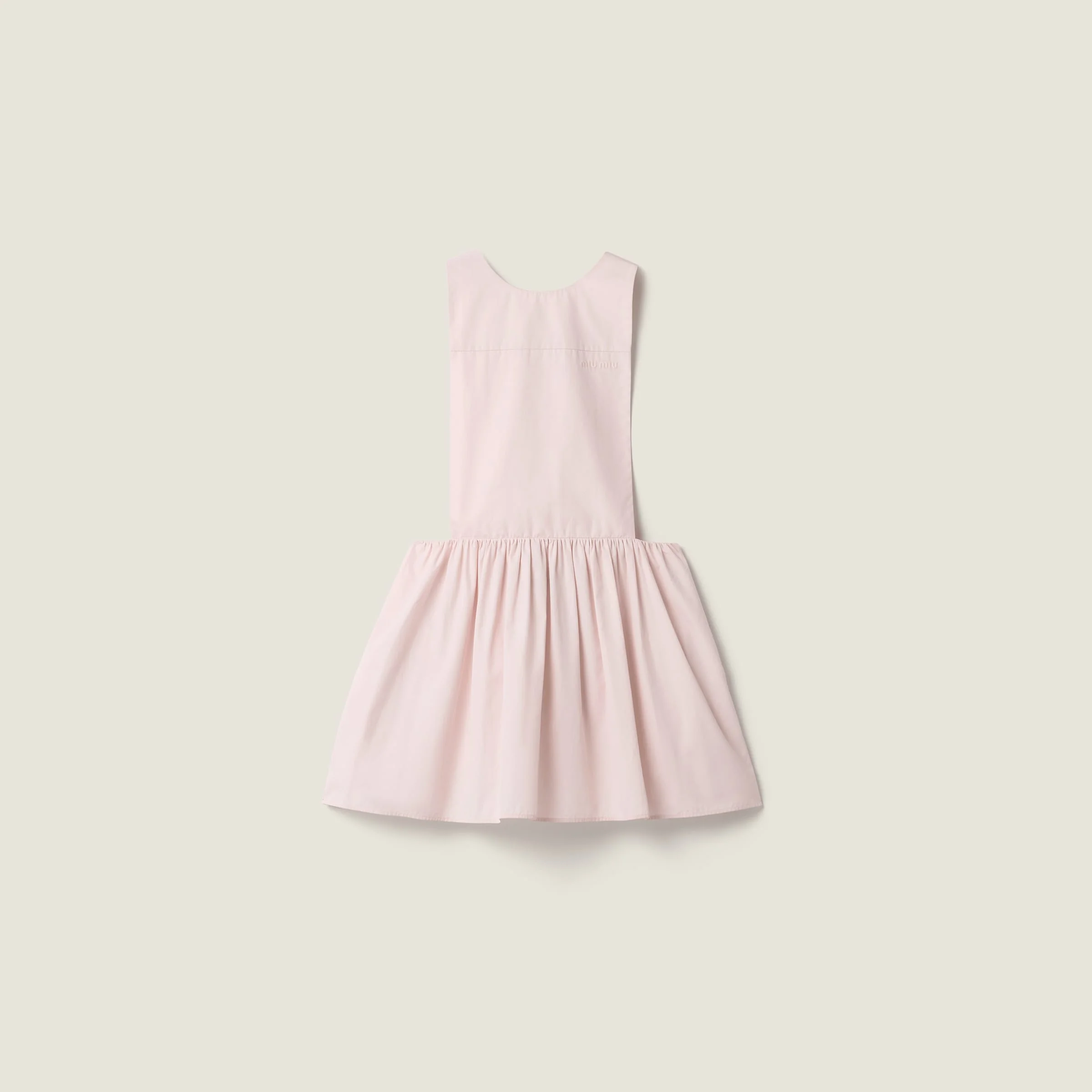Poplin mini-dress - 1
