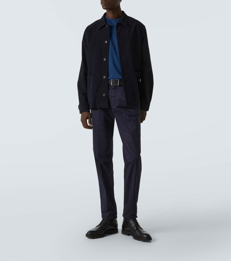 Sunspel Cotton moleskin overshirt outlook