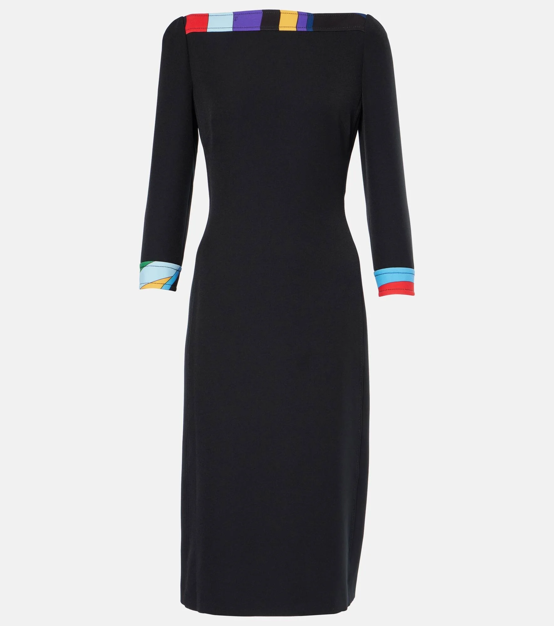 cady-texture midi dress - 1