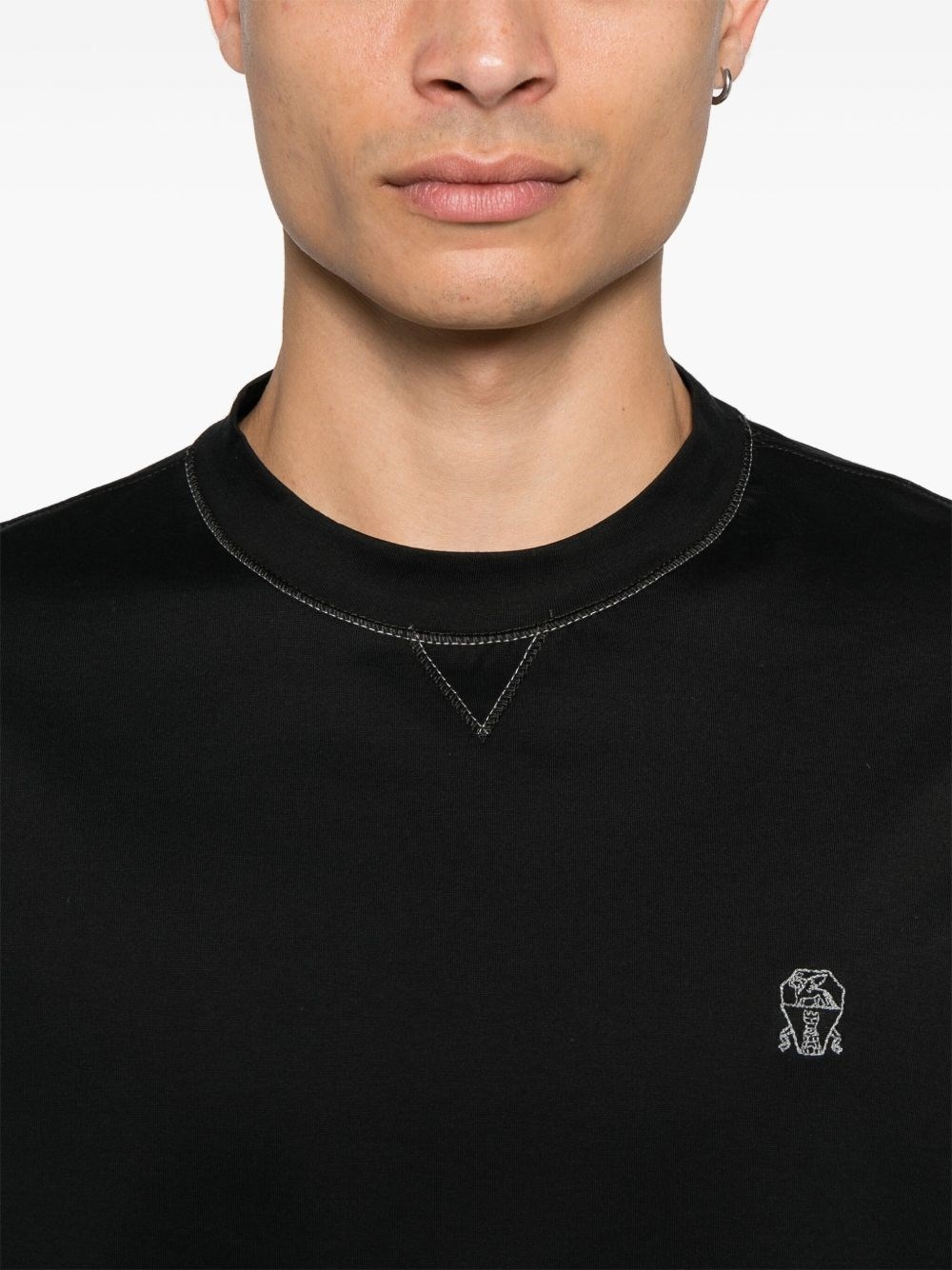 Logo cotton t-shirt - 2