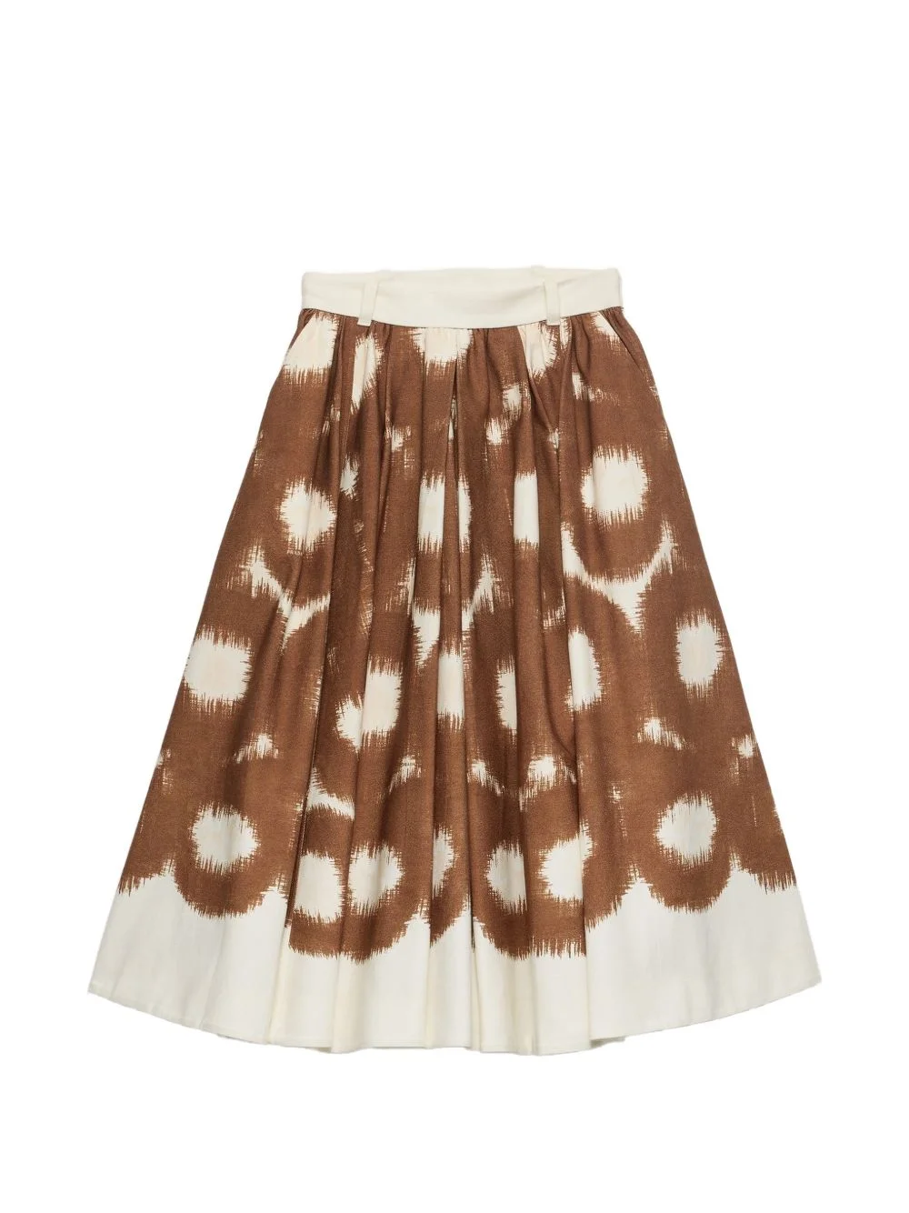 printed canvas skirt - 1