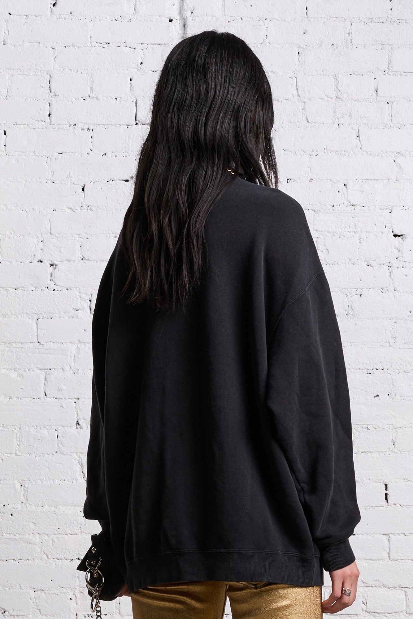 OVERSIZED NEW YORK CREWNECK - BLACKOUT - 6