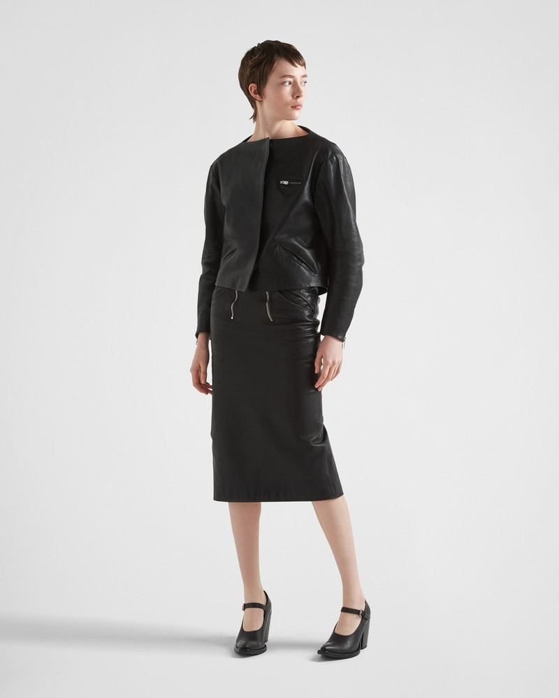 Prada Leather skirt outlook