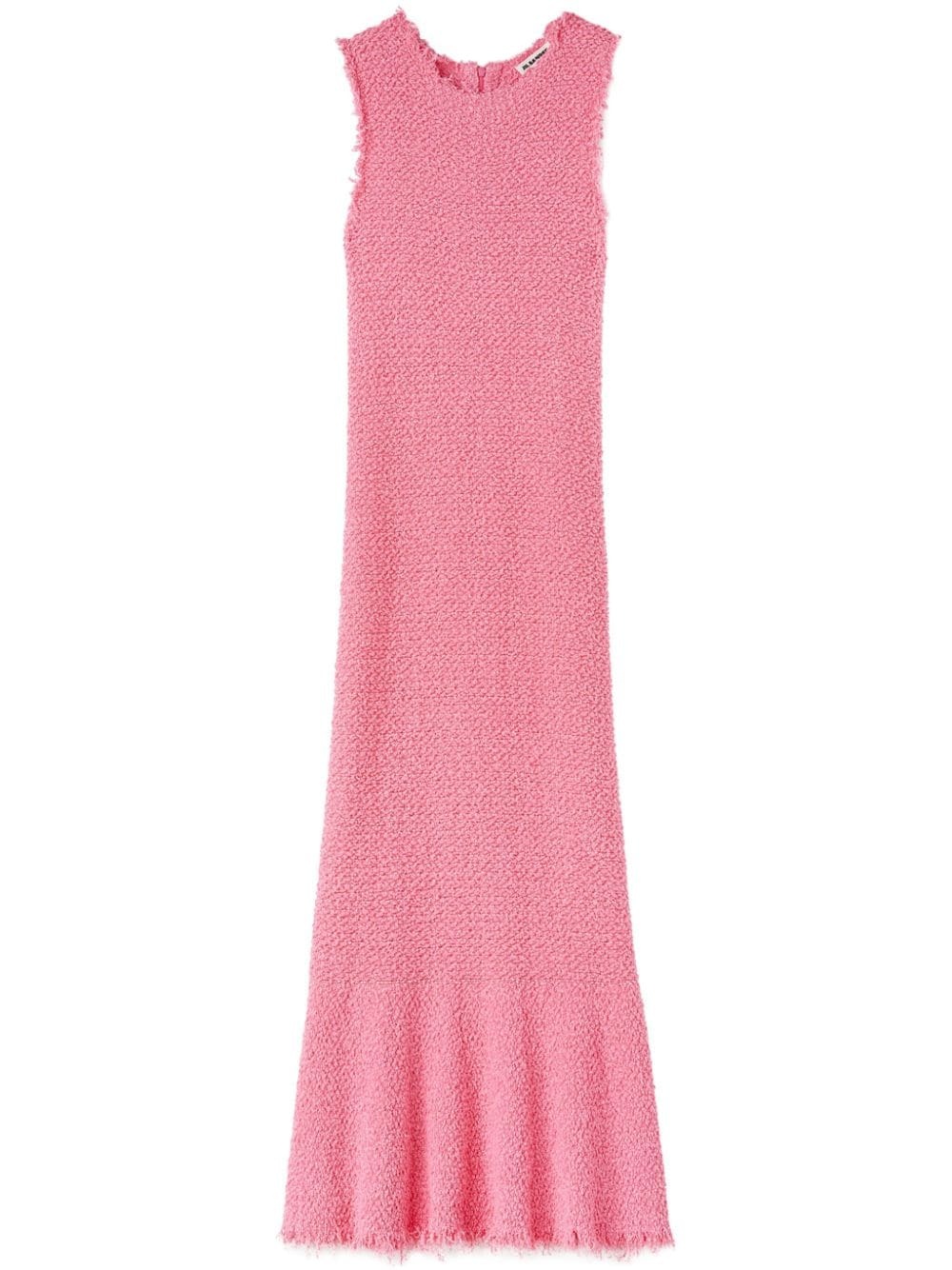 embroidered sleeveless maxi dress - 1