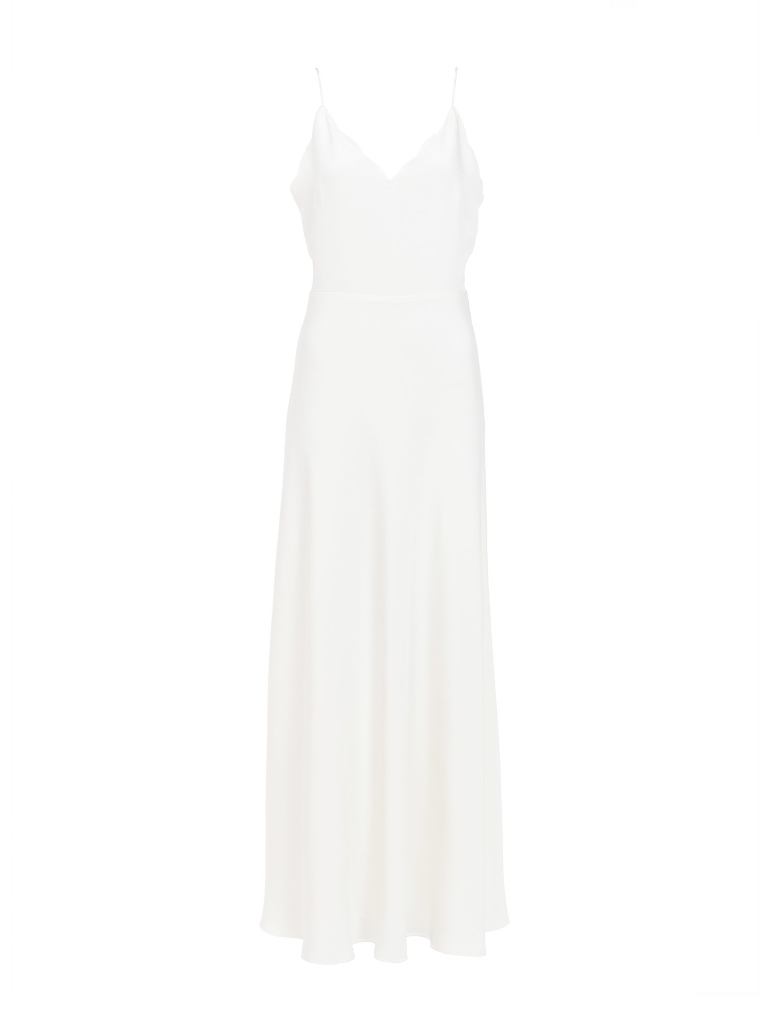 SLEEVELESS LONG FLARED DRESS - 1