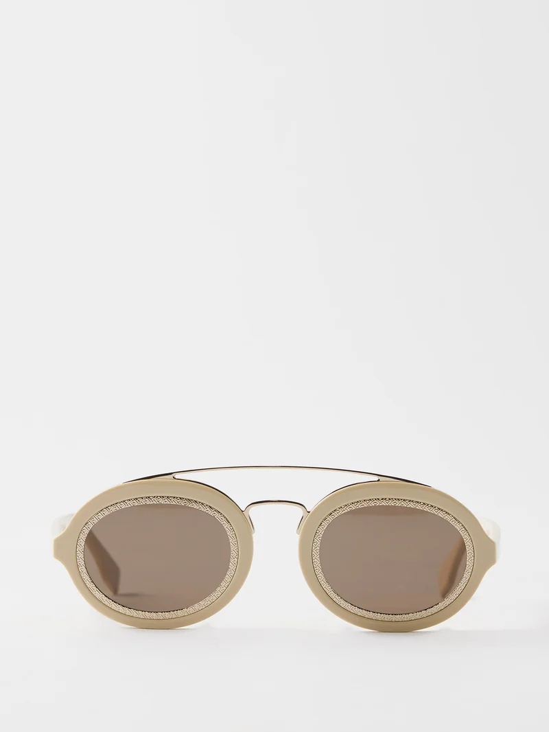 FF Around round acetate sunglasses - 2
