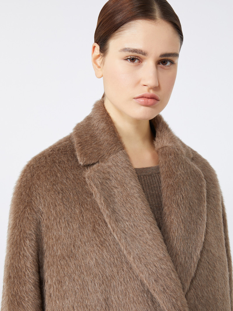GIORGIA Oversized coat in alpaca, wool and cashmere 5