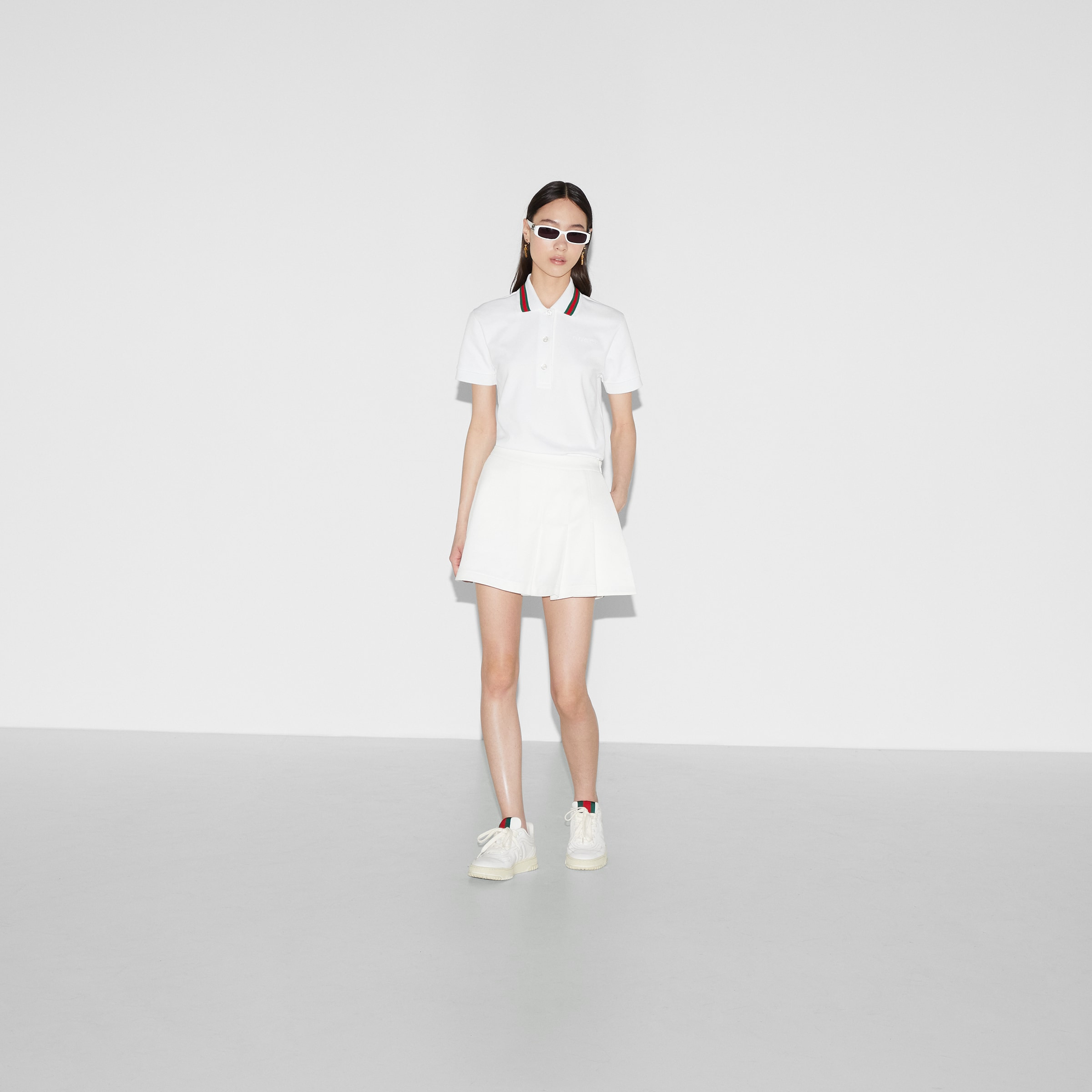 Technical jersey skort with Web - 2