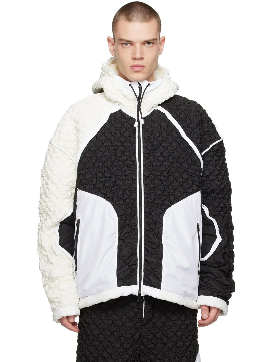 SSENSE Exclusive Black & White Jacket - 1