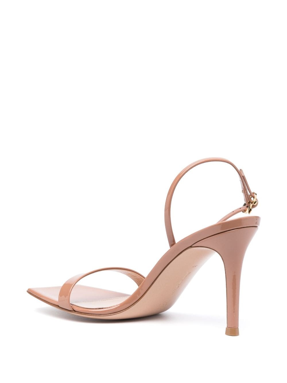 Ribbon Stiletto 85mm leather sandals - 3