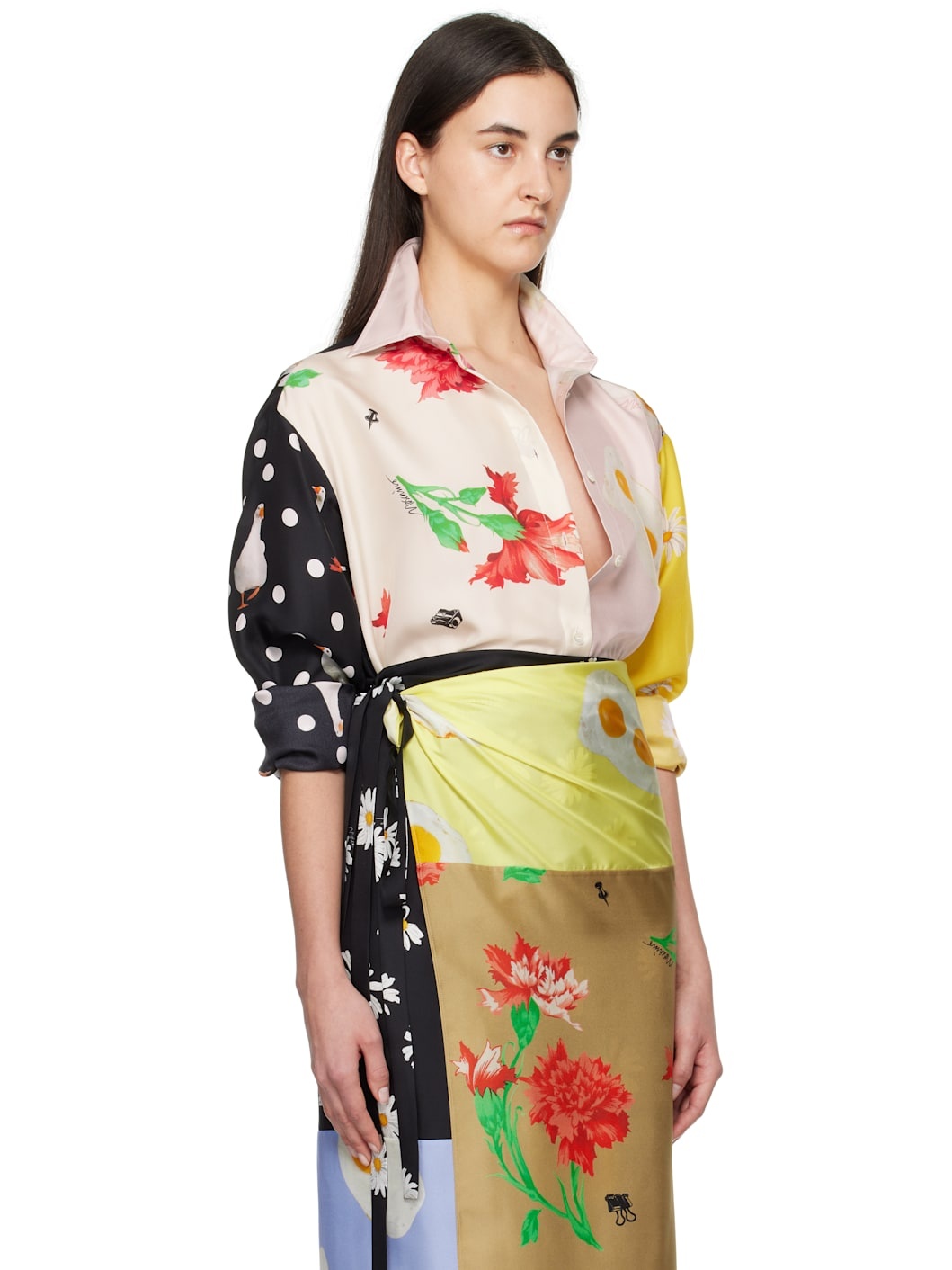 Multicolor All Over Daisy Print Shirt - 2