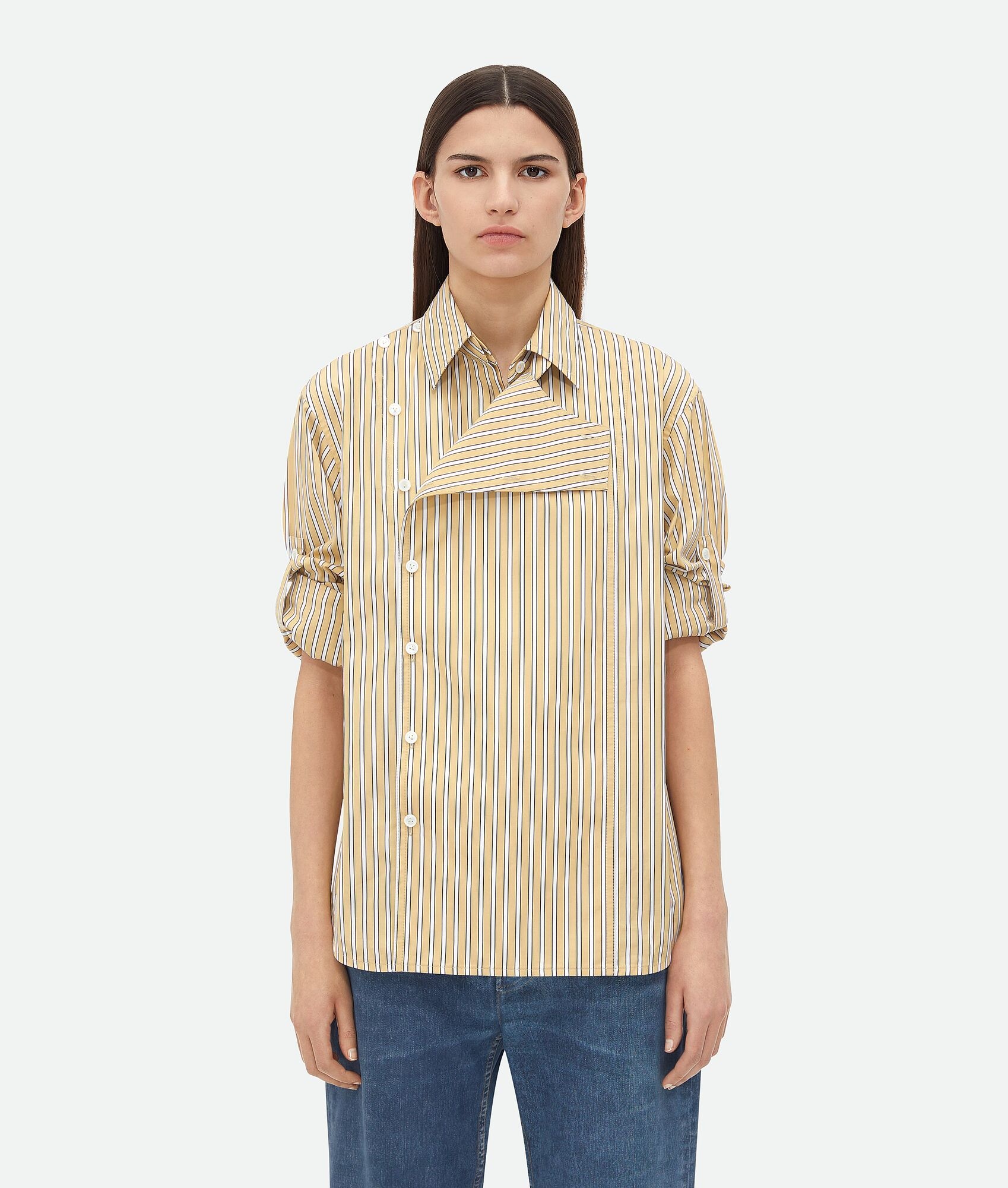 Striped Poplin Shirt - 4