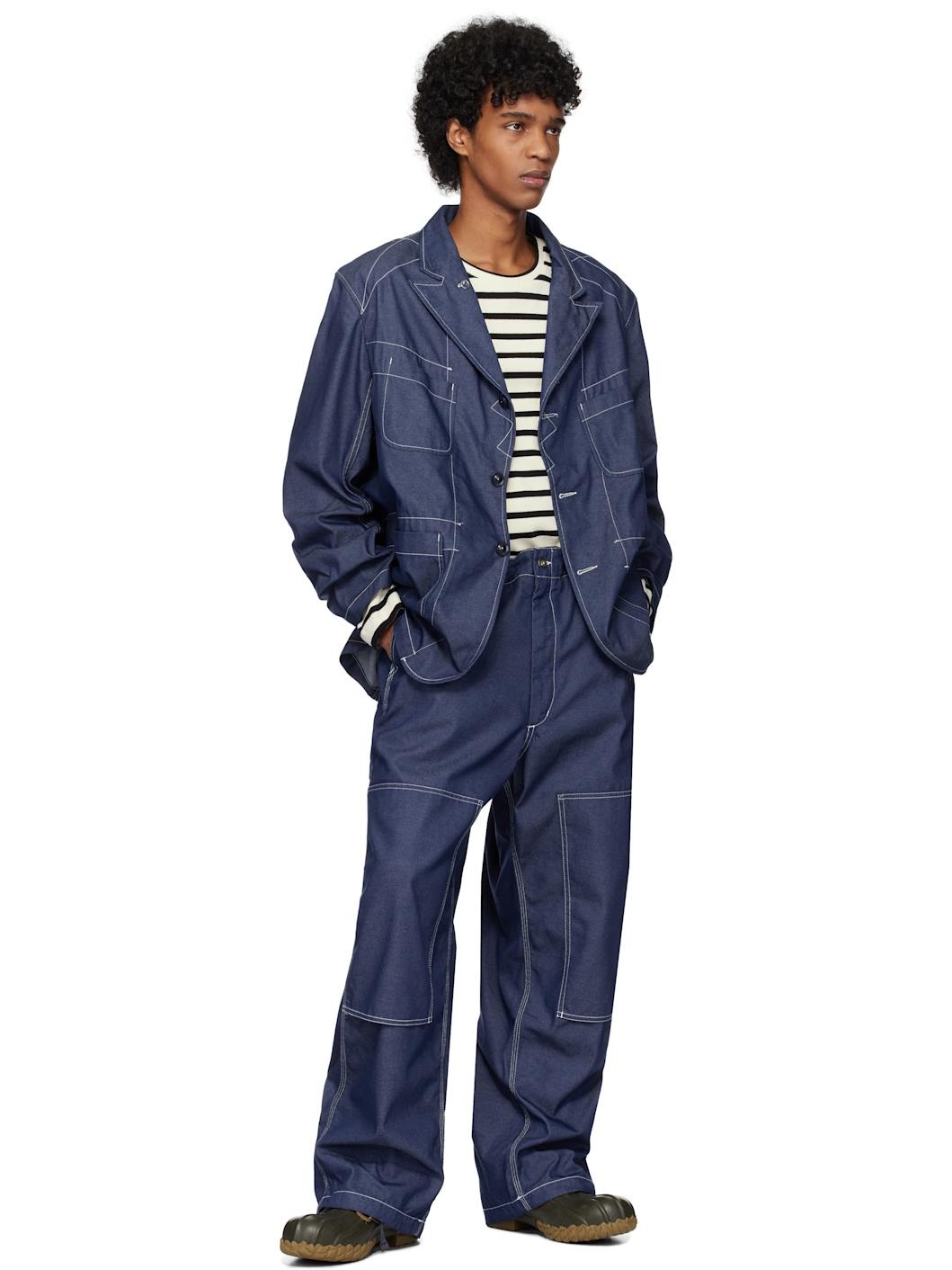 Blue Painter Jeans - 4