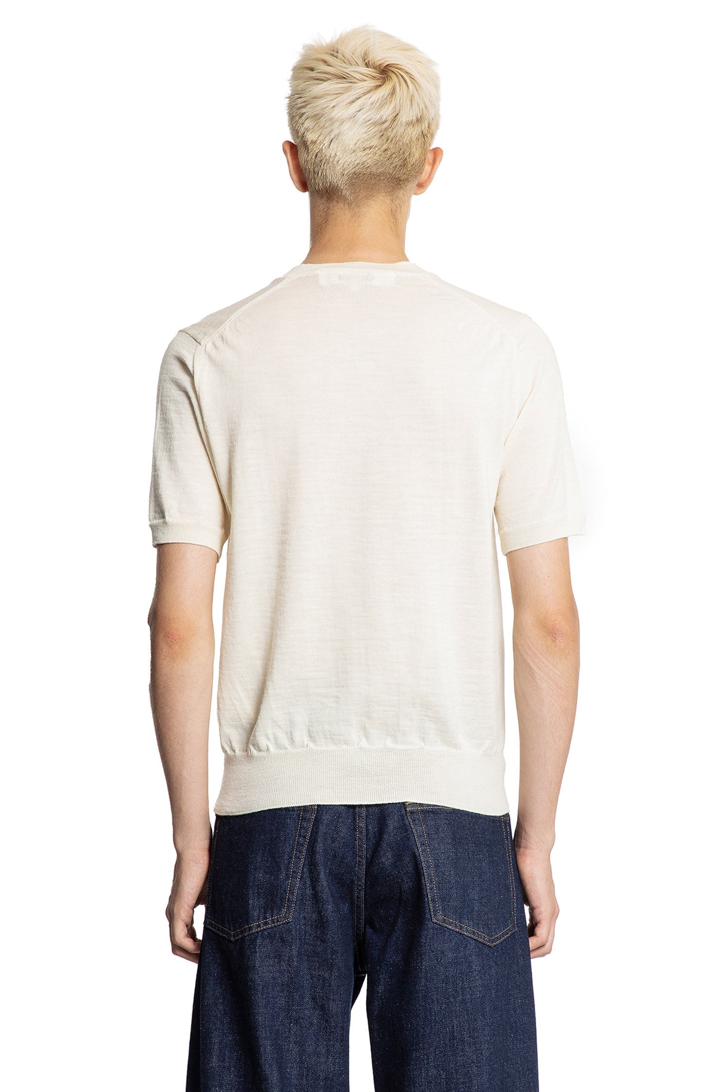Heart-Wool-Knit-Short-Sleeve-Tee - 3