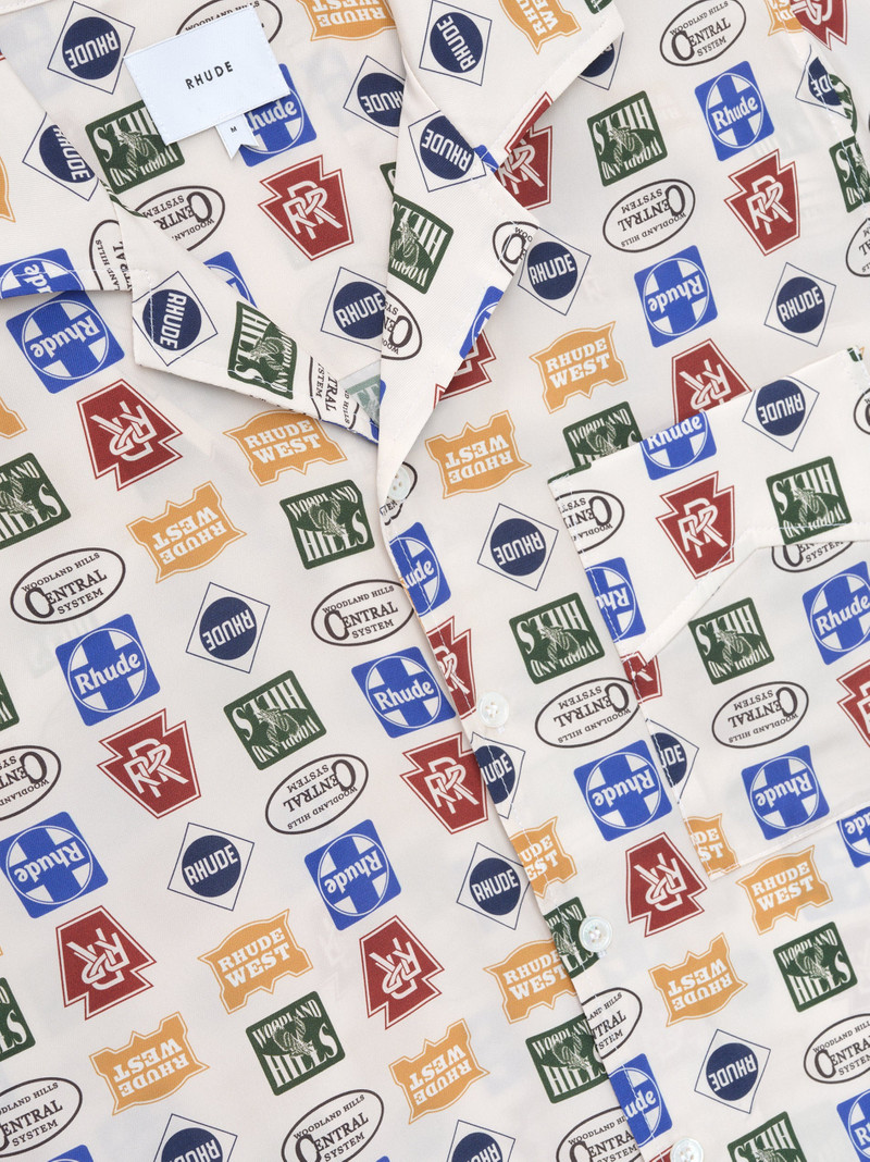 TRUCKER PRINT SILK SHIRT 5