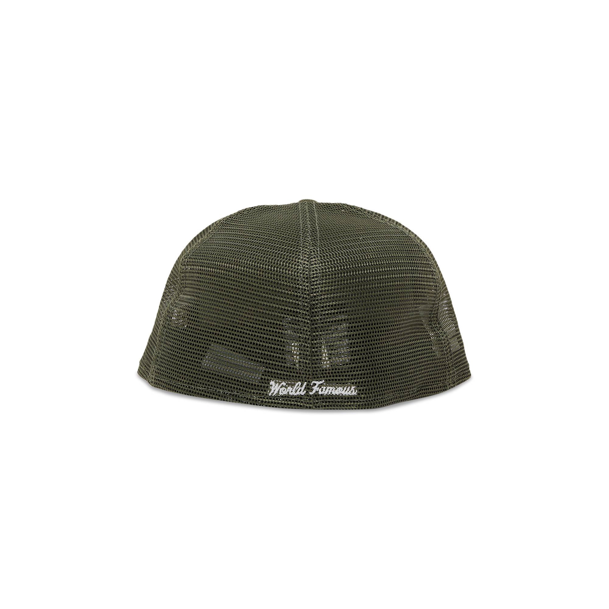 Supreme x New Era Box Logo Mesh Back 'Olive' - 4