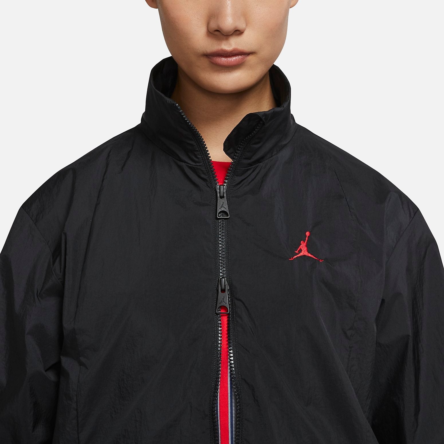 (WMNS) Air Jordan x Nina Chanel Abney Jacket 'Black' DO4153-010 - 3