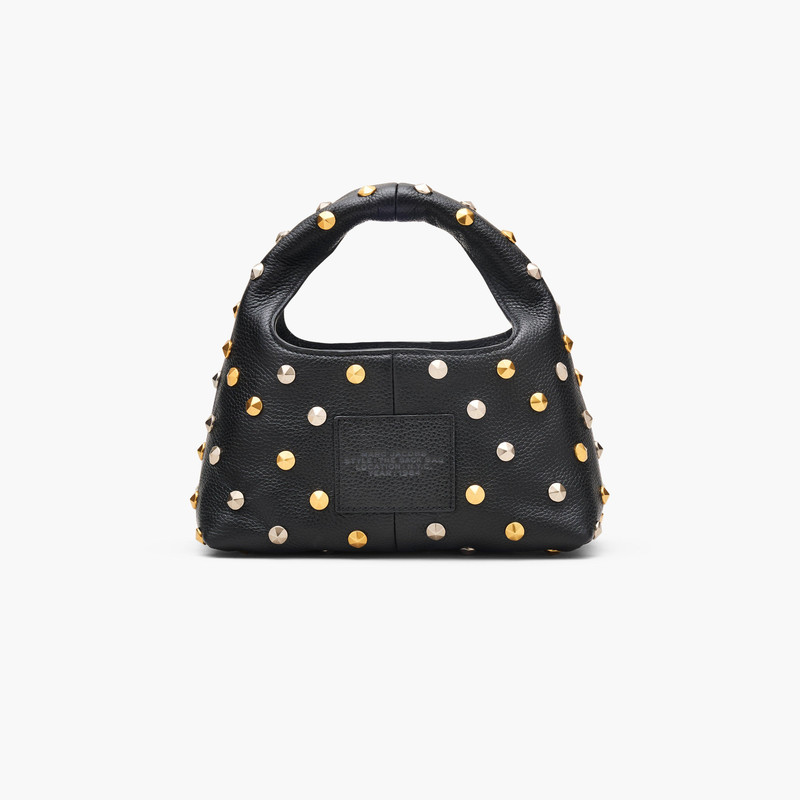 THE GLAM STUDS LEATHER MINI SACK BAG 3
