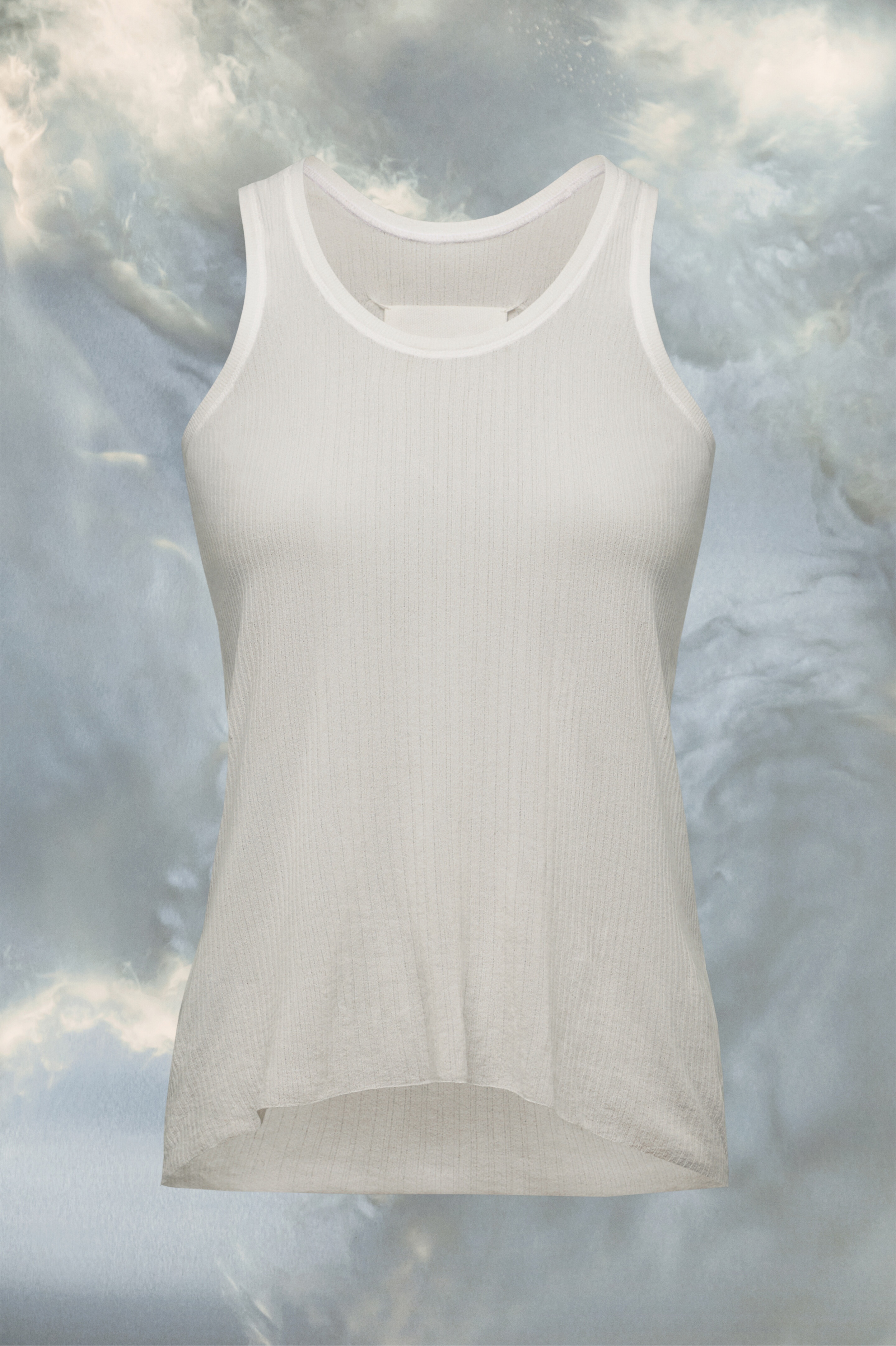 Ribbed tank top - 1