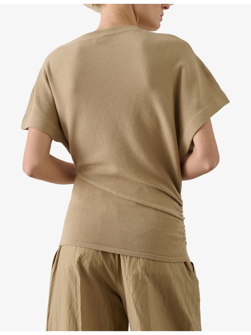 Dalina Short-Sleeved Cotton-Blend Jumper 4