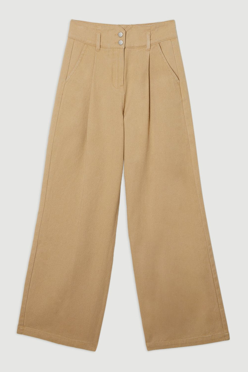 Tall Denim Wide Leg Trousers 4