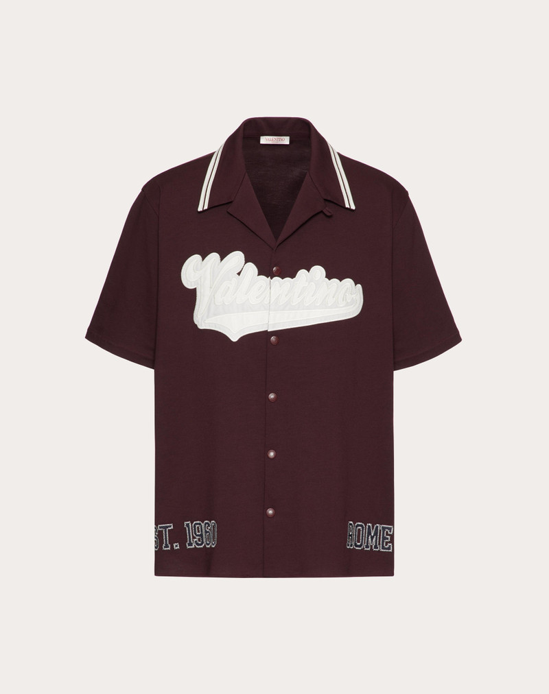 MAISON VALENTINO EMBROIDERED COTTON SHIRT 1