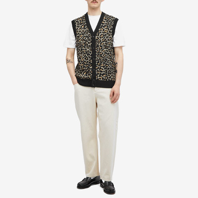 Fred Perry Fred Perry Leopard Print Knit Vest outlook