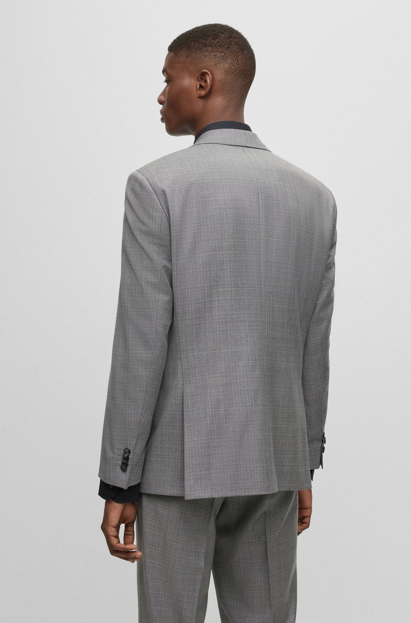 BOSS REGULAR-FIT THREE-PIECE SUIT IN VIRGIN-WOOL SERGE outlook