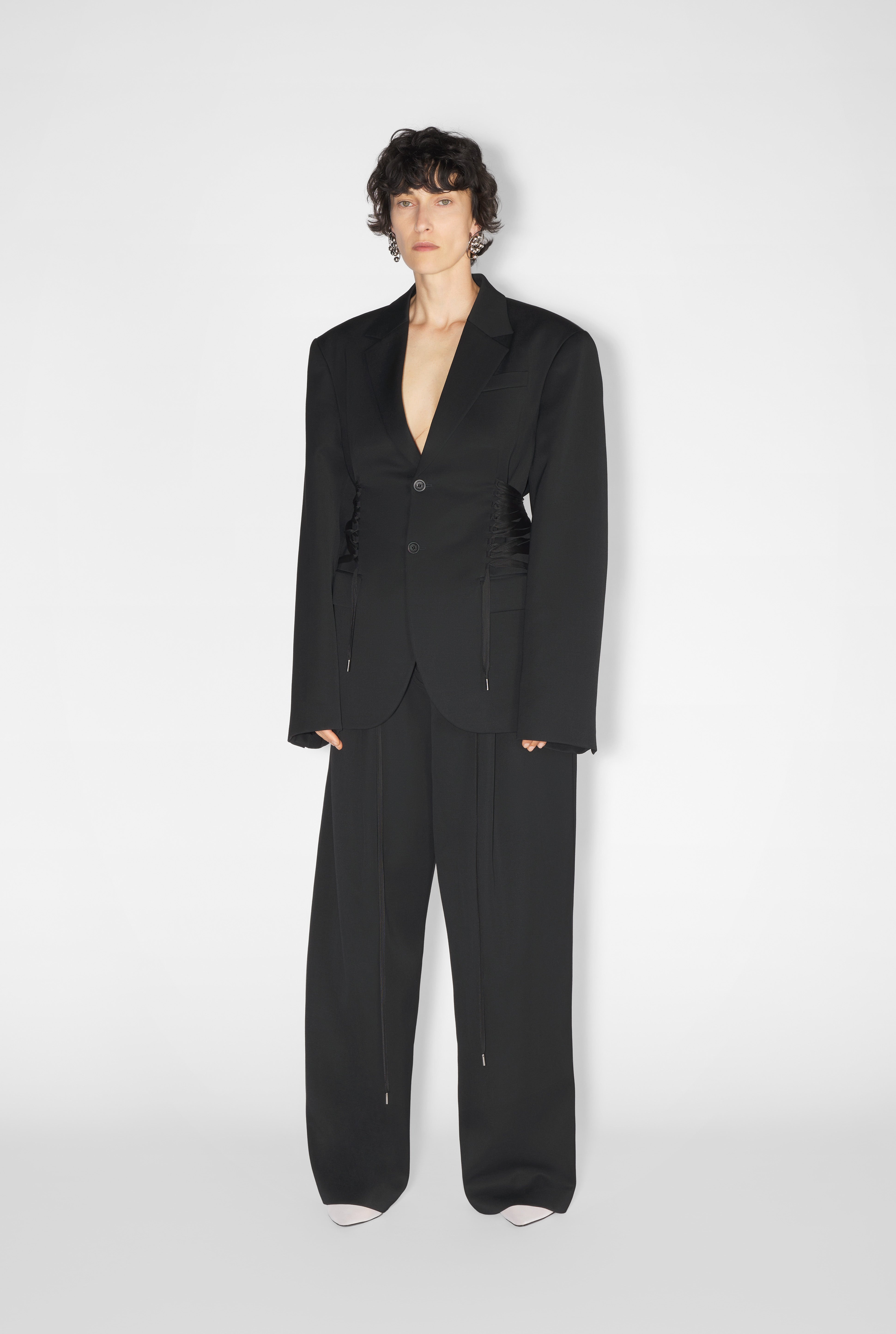 THE LACE-UP SUIT JACKET - 2