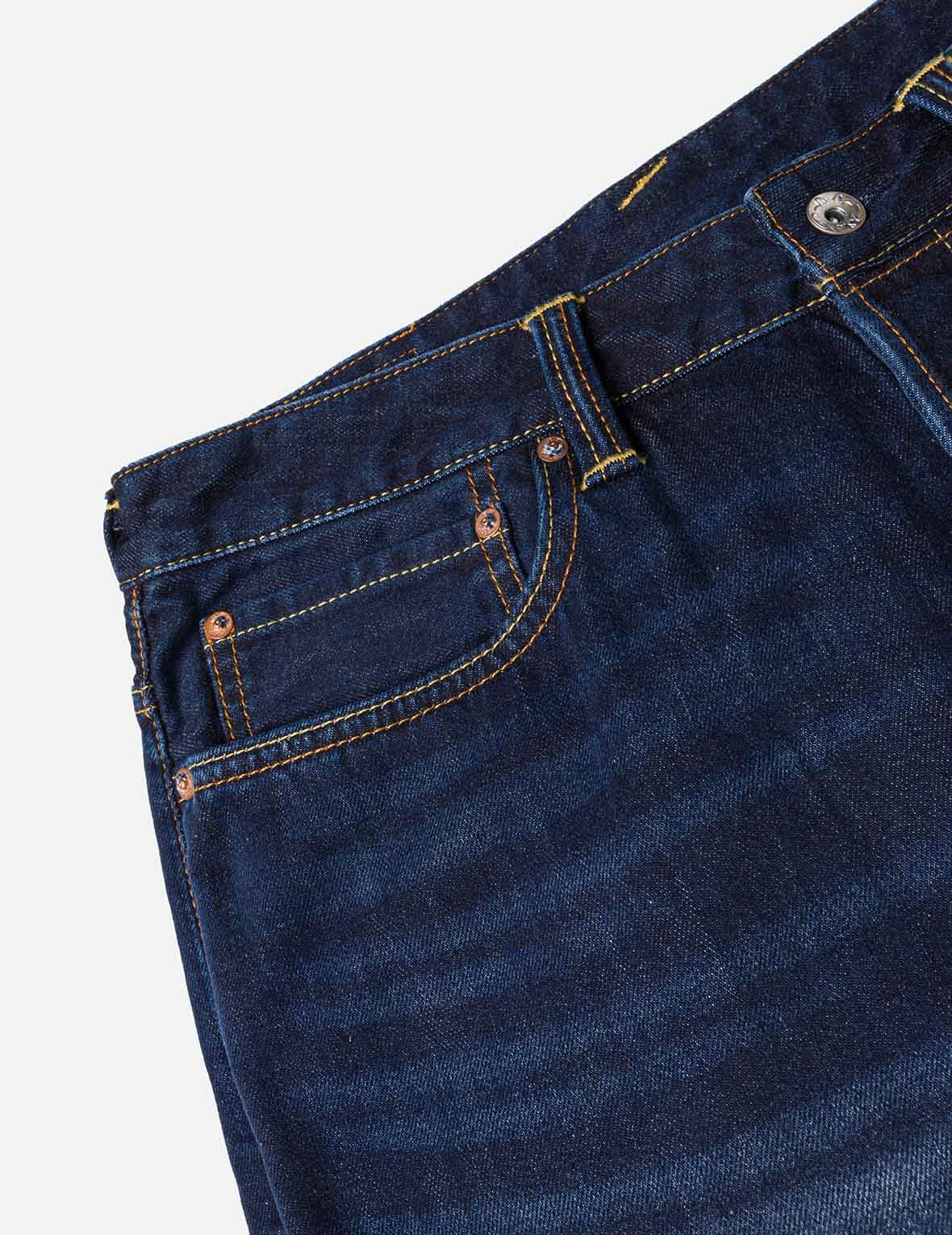 Ecru Brushstoke Seagull Print Regular Fit Jeans #2000 - 10