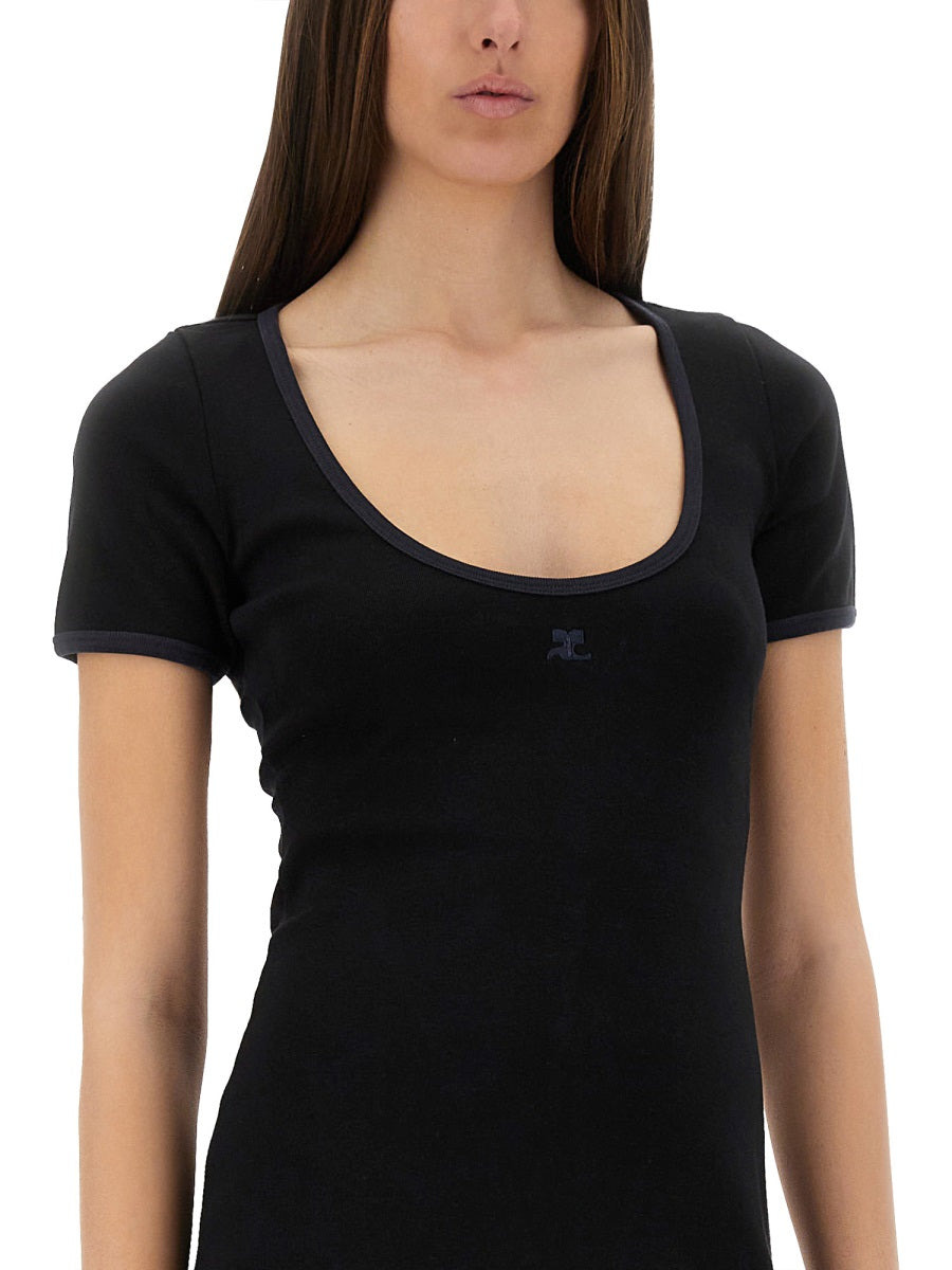Courreges Women "Holistic Contrast" Mini Dress - 4