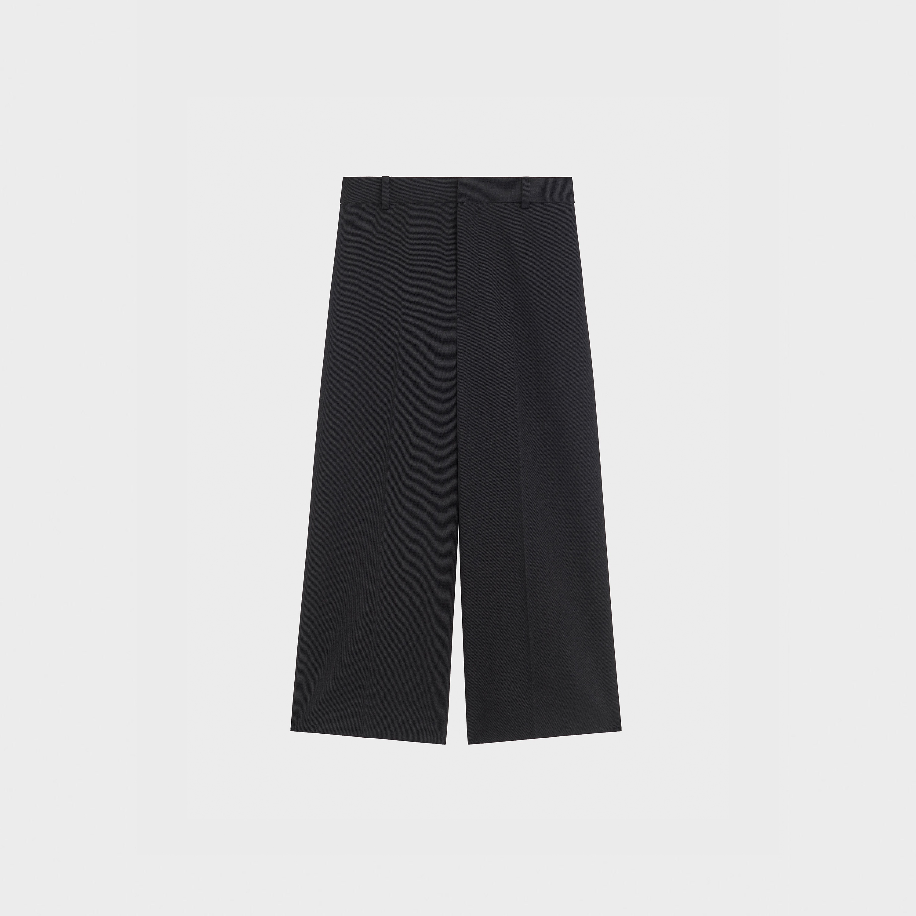 CULOTTES IN DIAGONAL WOOL - 1